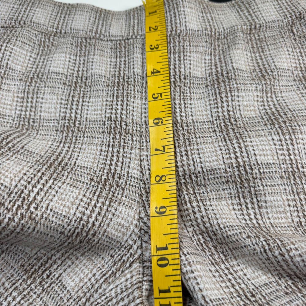 Truth by Republic Wide Leg Pants Womens Small Taupe Glen Plaid NWT - Picture 10 of 12